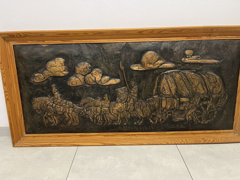 Obraz na sciane drewniana rama