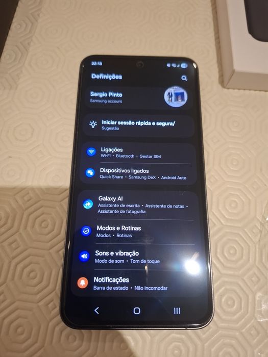 Samsung S24Fe como novo com garantia
