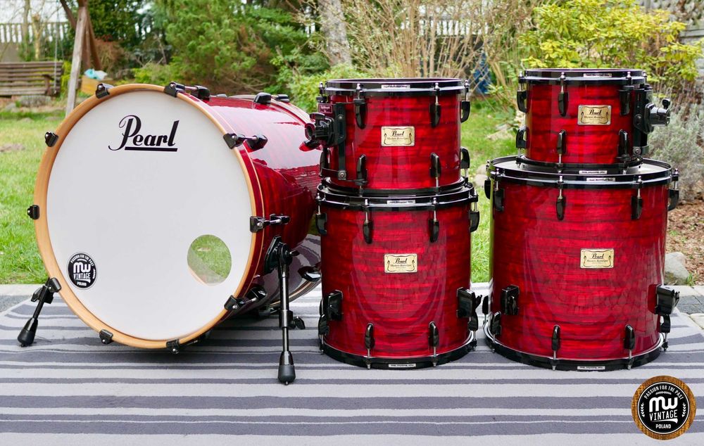 ‼️ Perkusja Pearl Masters Retrospec MSX 22”, 10", 12", 14", 16” Red Onyx ‼️