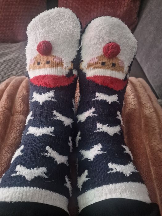 Skarpety cieple mikolaje smukee