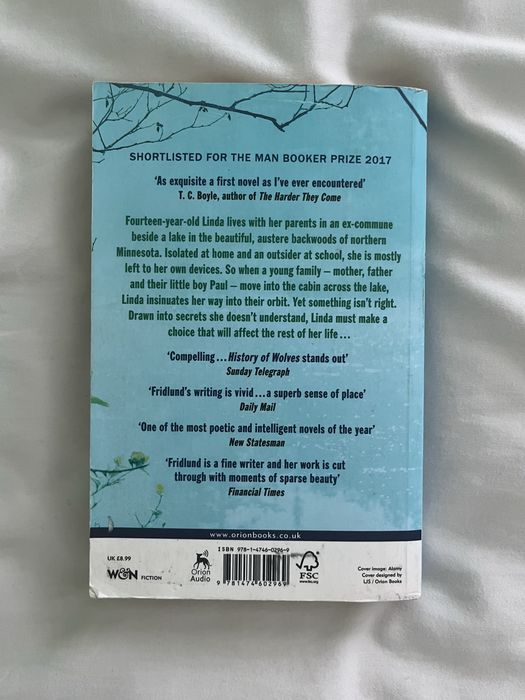 "History Of Wolves" Emily Fridlund