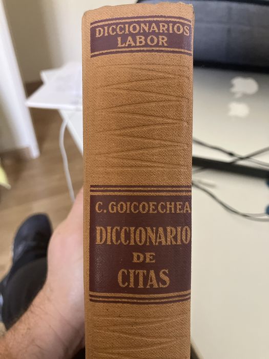 Diccionario de citas de 1953 autor C.Goicoechea