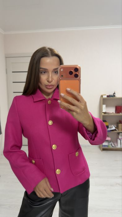 Жакет кольору фуксія S