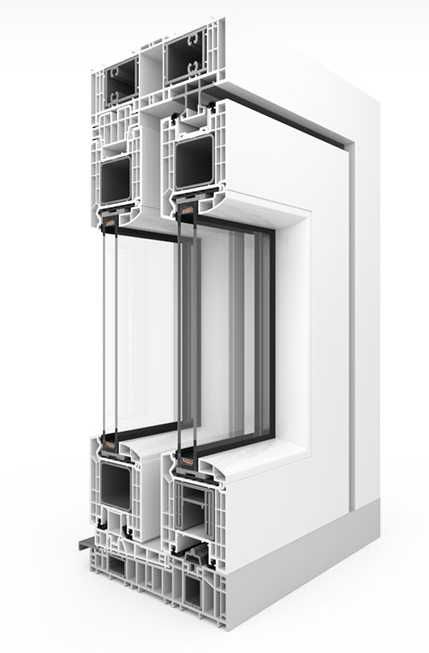drzwi balkonowe HST przesuwne 3000x2200
