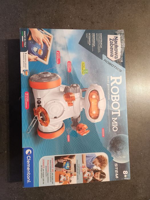 Robot MIO programowalny robot dla malego inzyniera, nowy, clementoni