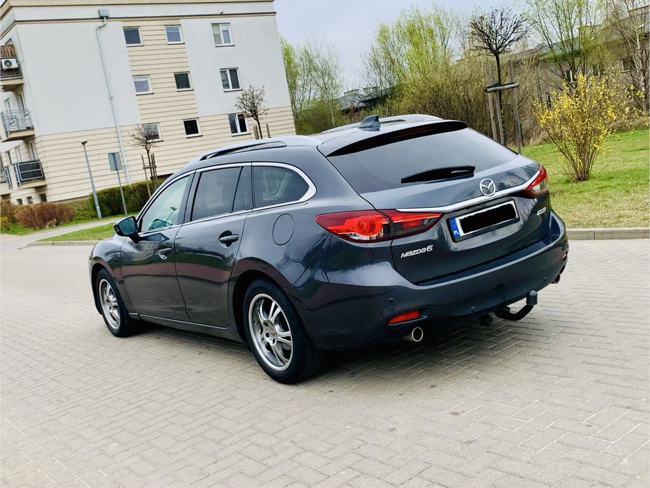 Mazda 6 2.2 D Manual Alu Clima Bixenon Skyactiv Full Czarne Skóry