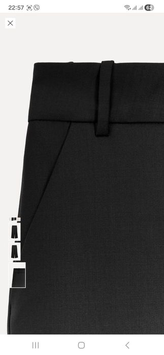 Zara . Штани з легкої вовняної тканини 86%. Брюки, шерсть , вовна . 50th anniversary  колекція
