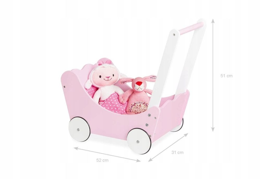 Chodzik Pchacz Pinolino Jasmin pink