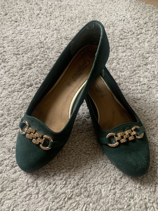 Туфли р 38 натуральный замш