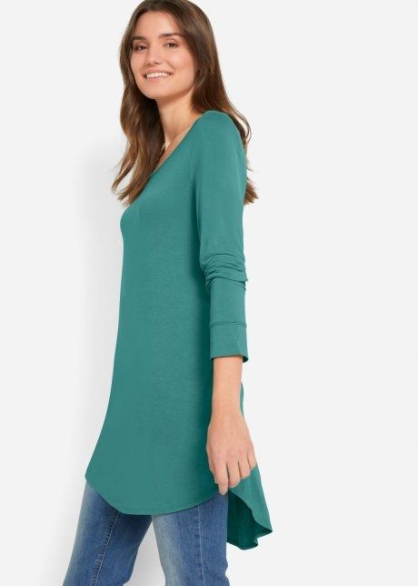 B.P.C bluzka tunika szałwiowa asymetryczna r.40/42