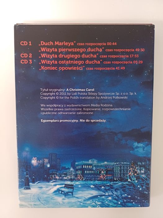 Opowieść wigilijna, 3 płyty CD