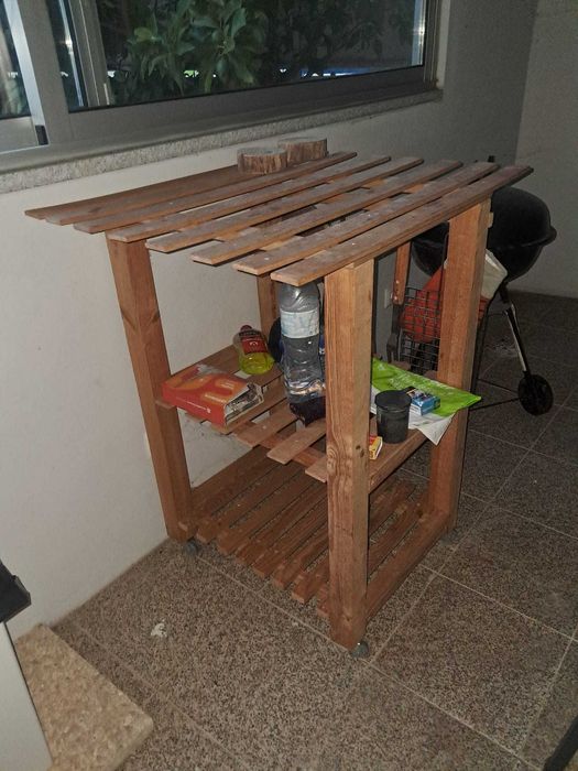 Carrinho de Apoio para Churrasco