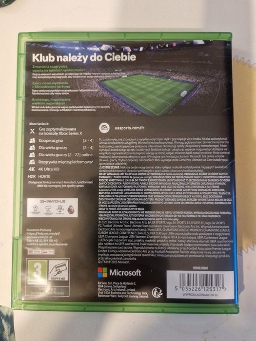 Gra na konsole x box  fc26 fifa