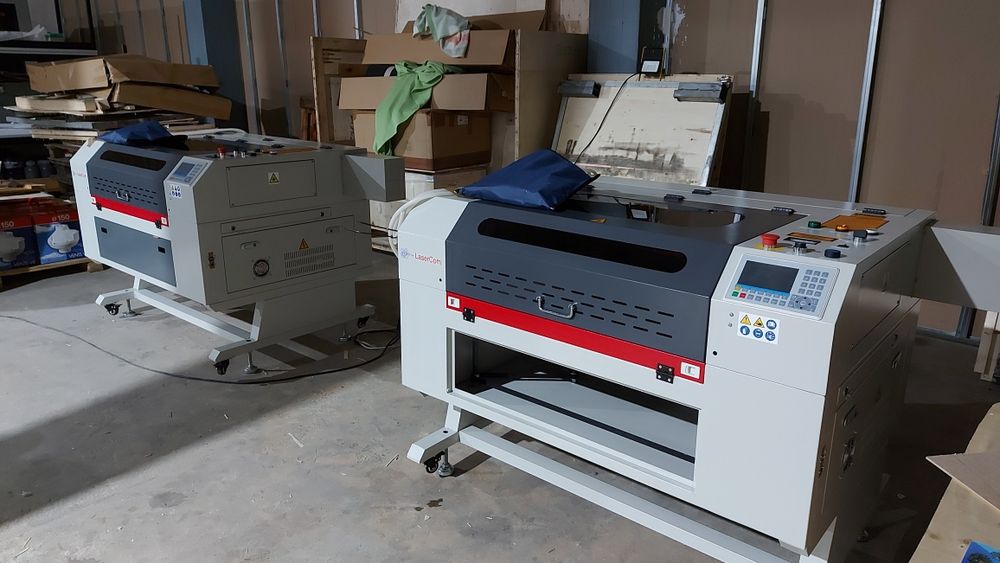 Máquinas Laser CO2 100w 900x600mm corte/gravação Garantia