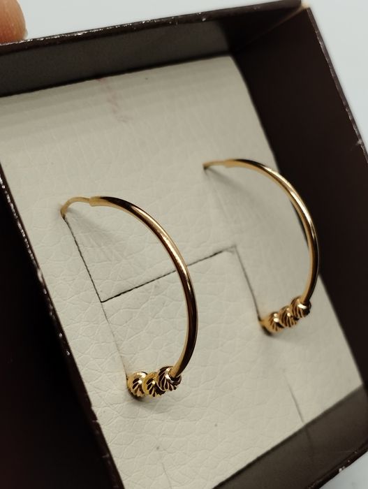 Золотые сережки 1.6 грамма