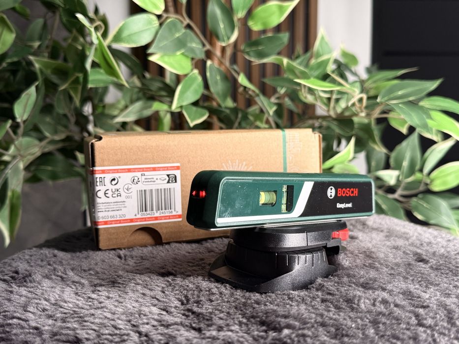 Poziomica laserowa BOSCH EasyLevel – Jak NOWA, użyta raz!