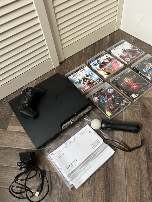 Konsola PS3 z grami