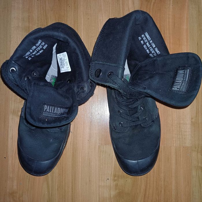 Palladium Botas com atacadores 'BAGGY' em pele