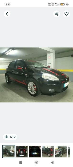 Grand Punto 1.2 Look Abarth sport edition, estimado, carro de garagem