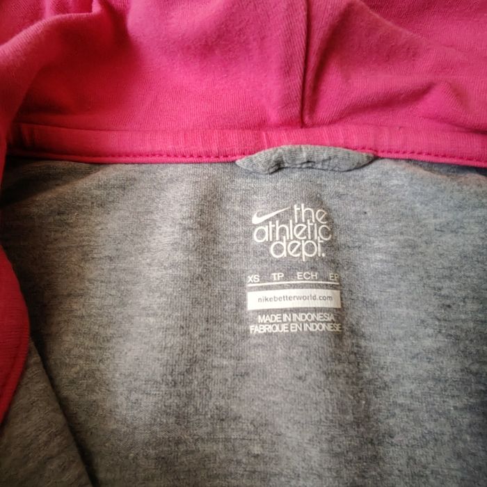 Damska szara bluza Basic w stylu Vintage, Nike ,, The Athletic Dept"