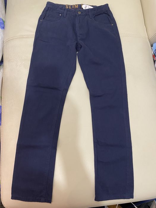 Штани C&A нові,на хлопчика,темно сині Cotton р.170