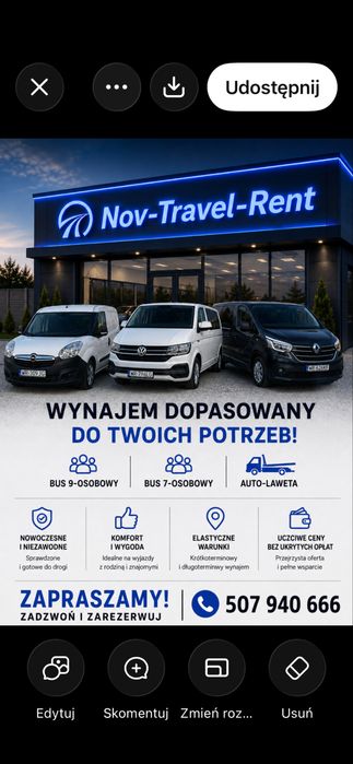 Wpożyczalnia busów Radom