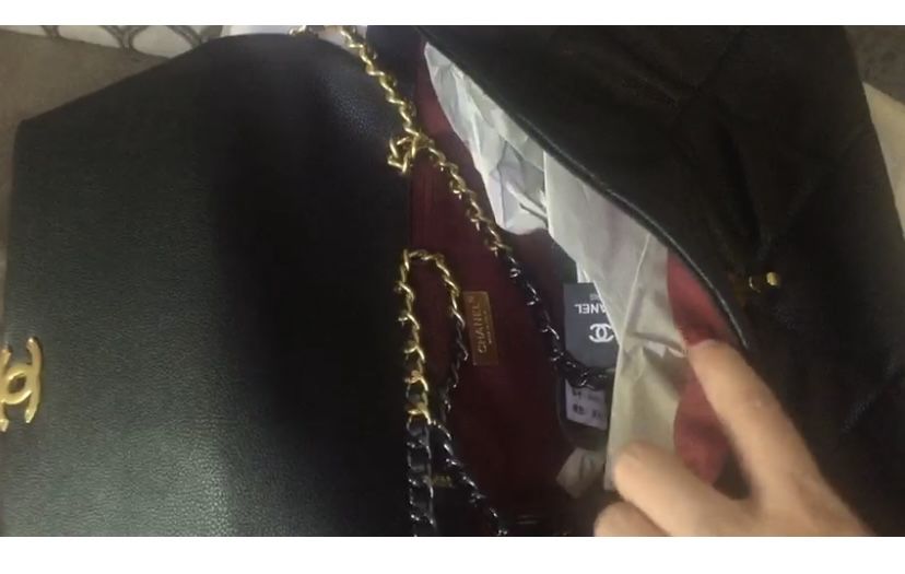 Mala Chanel pele caviar