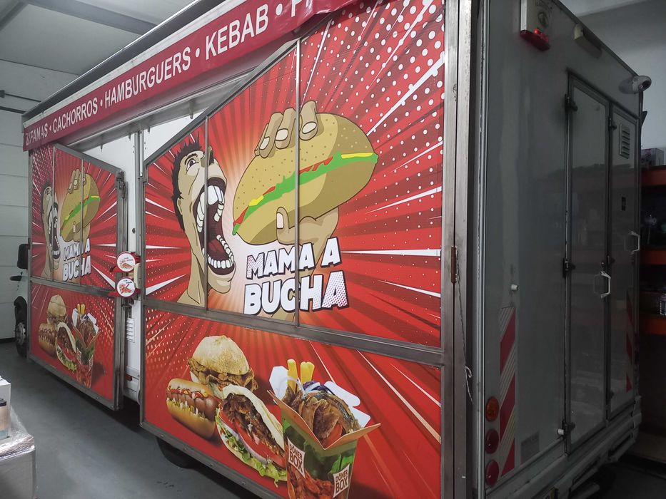 Roulote bar usada kebab bifanas totalmente equipado