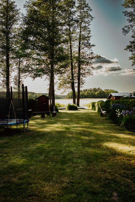 Domek letniskowy nad jeziorem z pomostem (20 km od Giżycka)