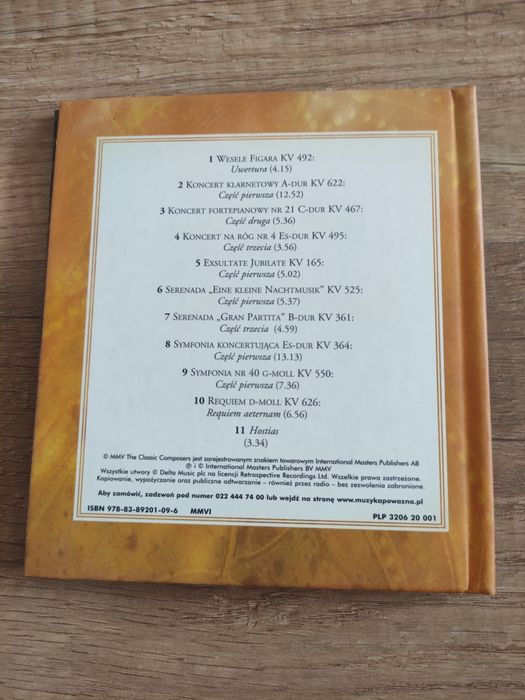 CD Mozart mistrzowskie dzieła