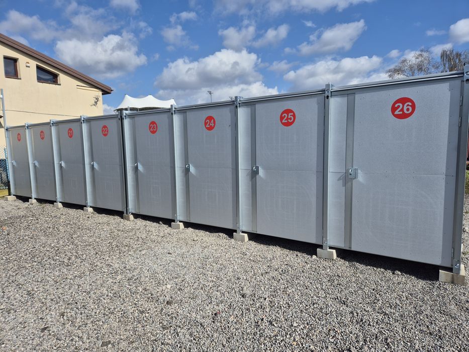 Samoobsługowy magazyn do wynajęci 2m2, 3m2, 6m2, 12m2