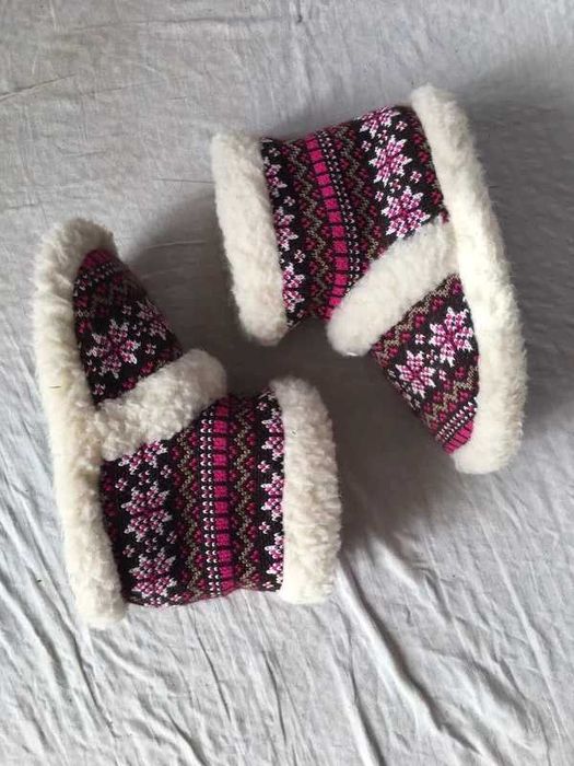 kapcie góralskie folk traditional