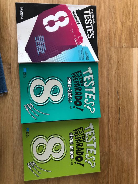 Livros de exercícios do 8 ano