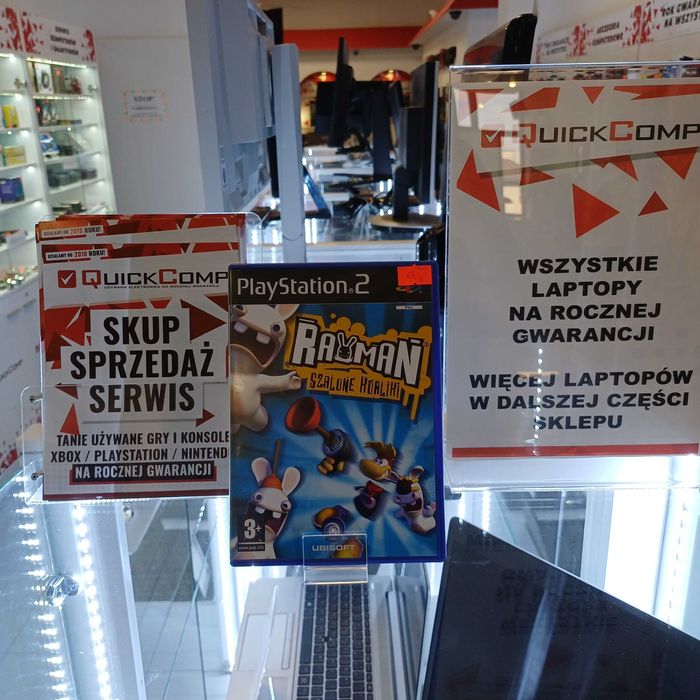 Gra PlayStation 2 PS2 Rayman Szalone Króliki 10/10 PL Gwarancja 1 Rok