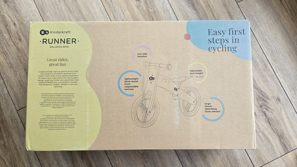 NOWY Rowerek biegowy Runner KinderKraft