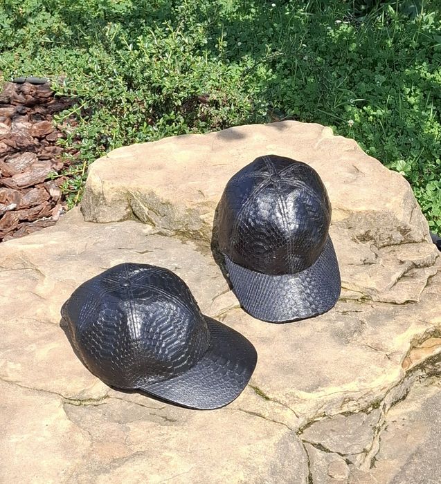 Кепка из кожи питона (Rubber) — Премиум качество по цене закупки