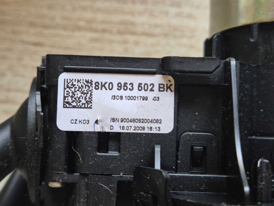 Taśma przełącznik zespolony tempomat Audi A4 B8 8K0953568F 8K0953502BK