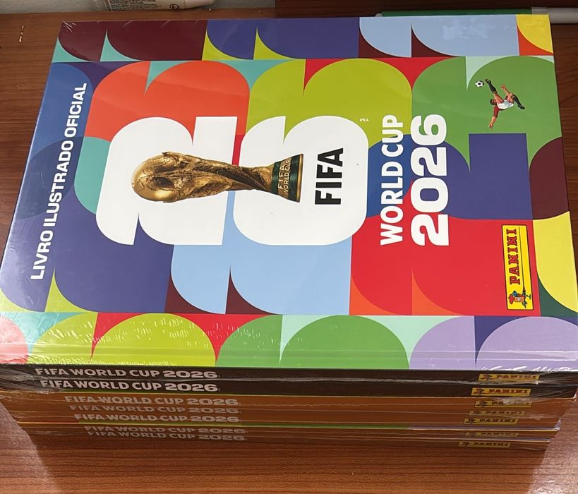Caderneta capa dura mundial 2026 selada(troca)