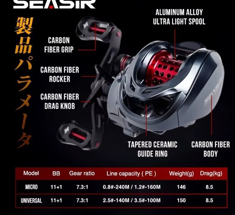 Продам Seasir Mansory Baitcasting.