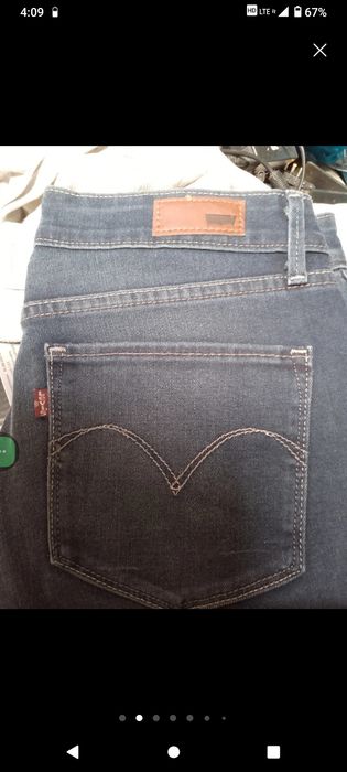 8 calças jeans Levi's W29 (6 usadas uma vez)