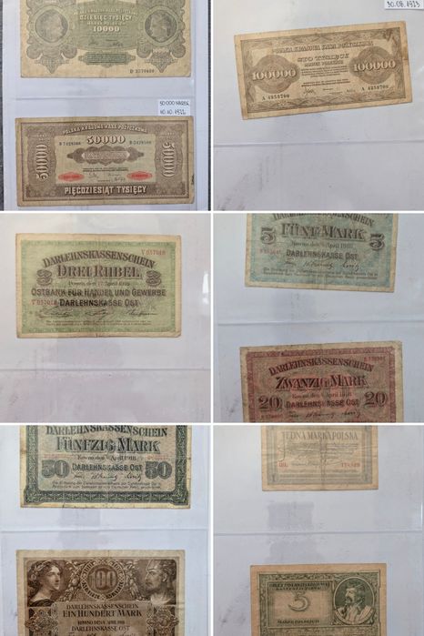 Banknoty polskie - kolekcja