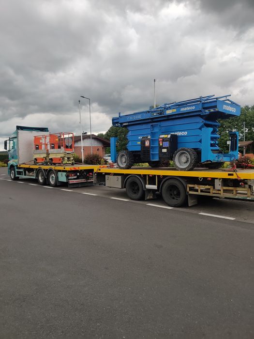Mercedes actros mp4, kontenery, platforma, laweta
