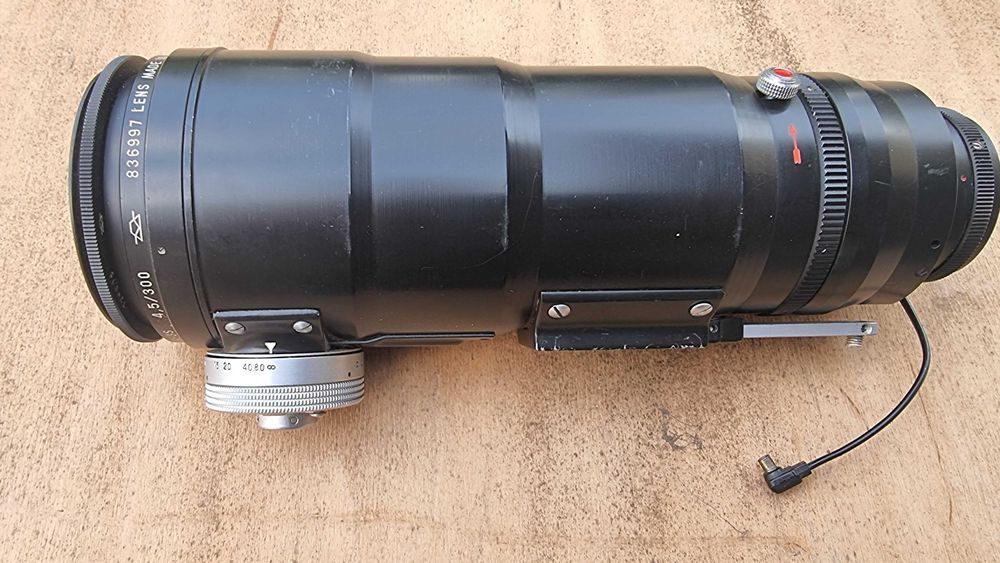 Tair 3S 300mm f4.5 KMZ (КМЗ) seria 83 TK2M x2 konwerter