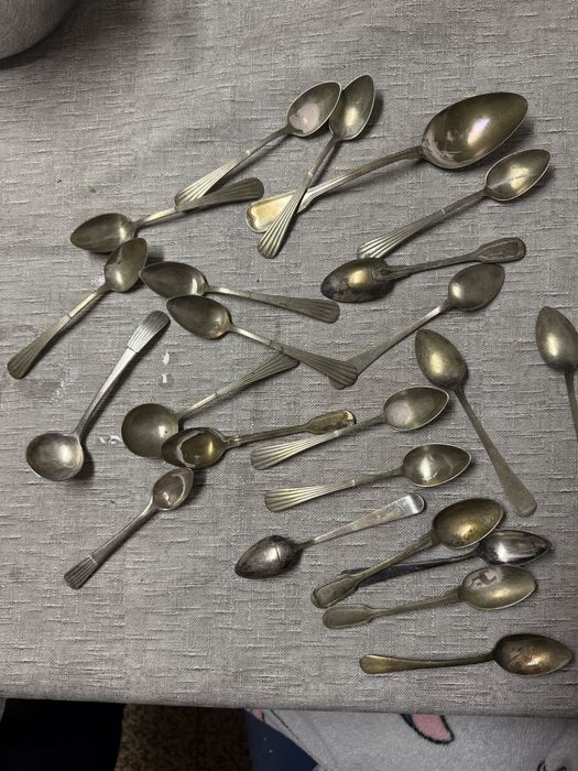 Colheres Alpaca prata alemã