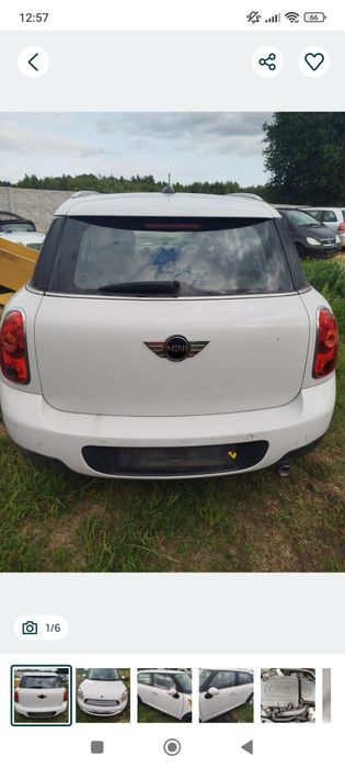 Mini countryman r60 1,6i B11 n16b16a / 1,6d B15 n47n części