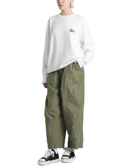 Світшот STUSSY Basic Crew Sweat White
