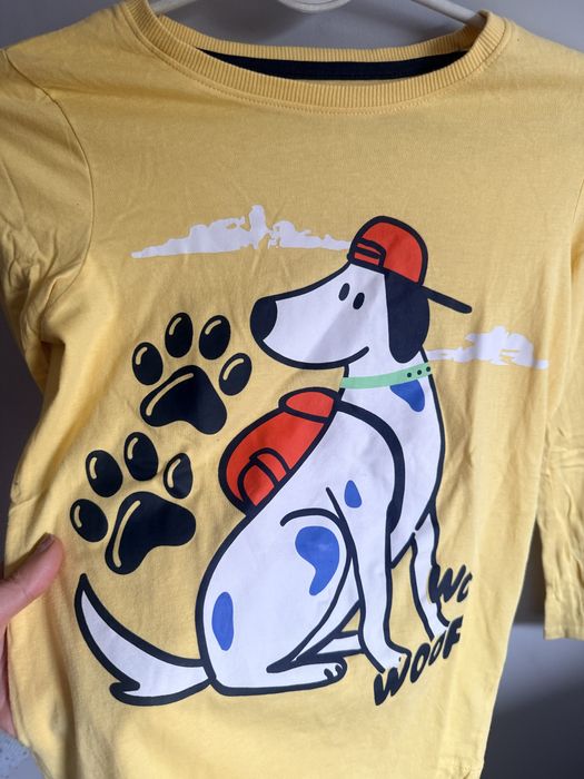 Koszulka z dlugim rekawemchlopieca rozmiar 134