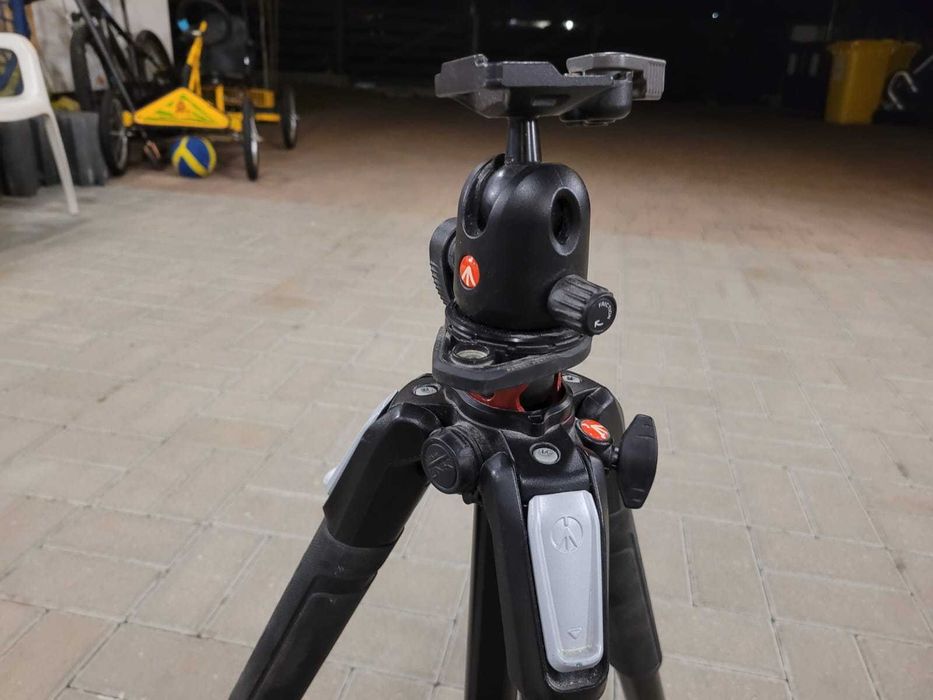 Statyw Manfrotto MT055XPRO3 z głowicą kulistą Manfrotto 496RC2