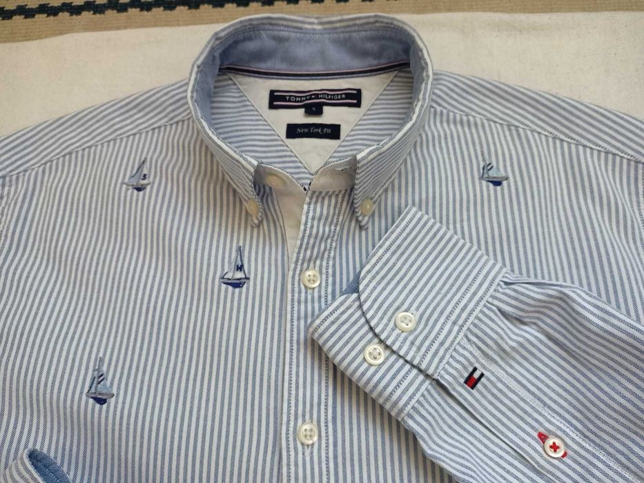 Tommy Hilfiger jak nowa koszula męska rozm. z met. S