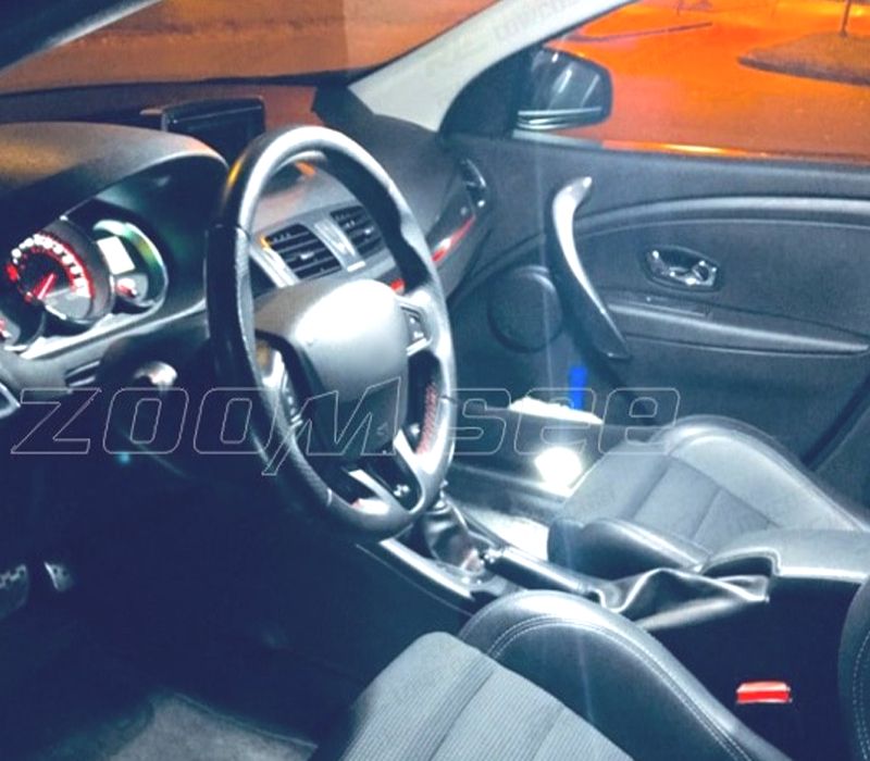 KIT COMPLETO DE 14 LAMPADAS LED INTERIOR PARA RENAULT MEGANE III 3 MK3 HATCHBACK 09-15